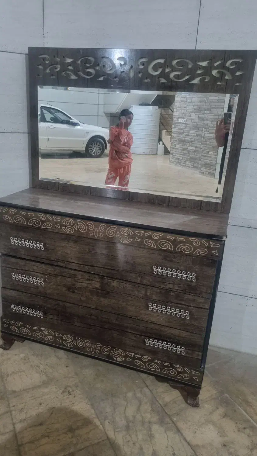 دراور آینه دار|جاکفشی، کمد، دراور|ایذه, |دیوار