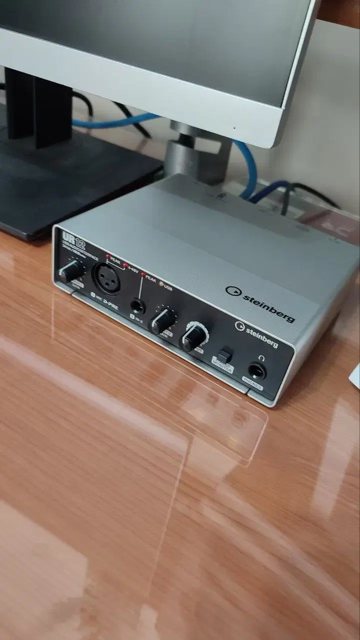 کارت صدا  Steinberg UR12 خیلی تمیز و در حد|آلات موسیقی|تهران, فلسطین (میدان انقلاب)|دیوار