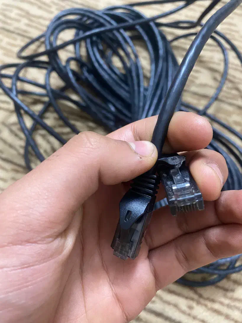 کابل lan بلدن بیست متری نو نو cat 6|مودم و تجهیزات شبکه|بندر گناوه, |دیوار