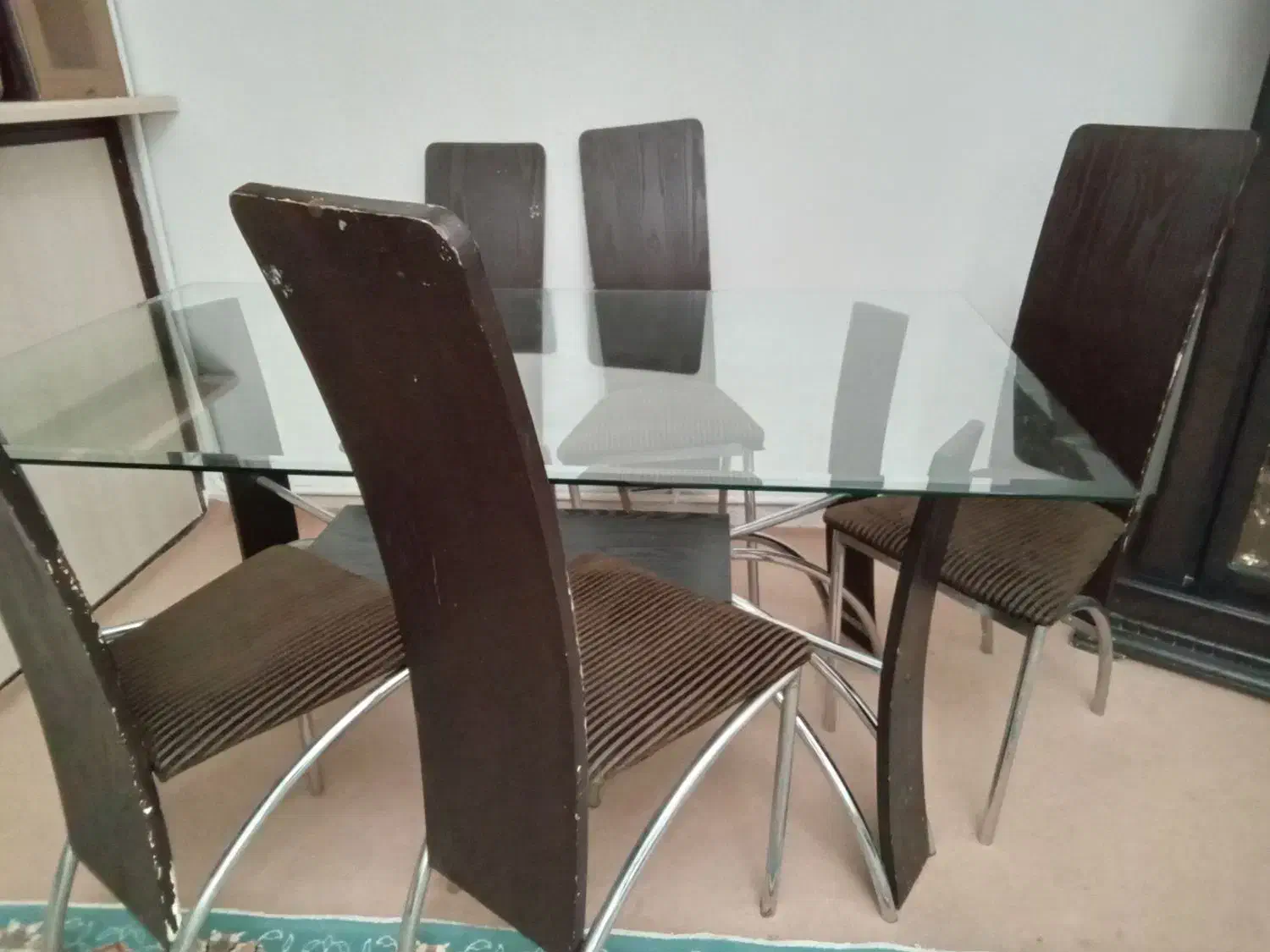 میز ناهارخوری شش نفره|میز و صندلی غذاخوری|کرج, حصارک بالا|دیوار