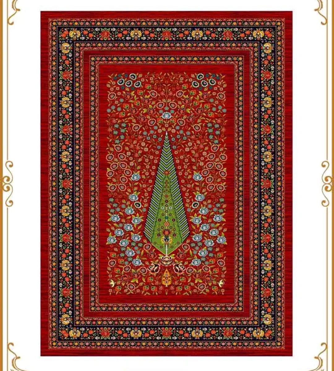 فرشینه با نمد 1000گرم|فرش|کاشان, درب اصفهان|دیوار