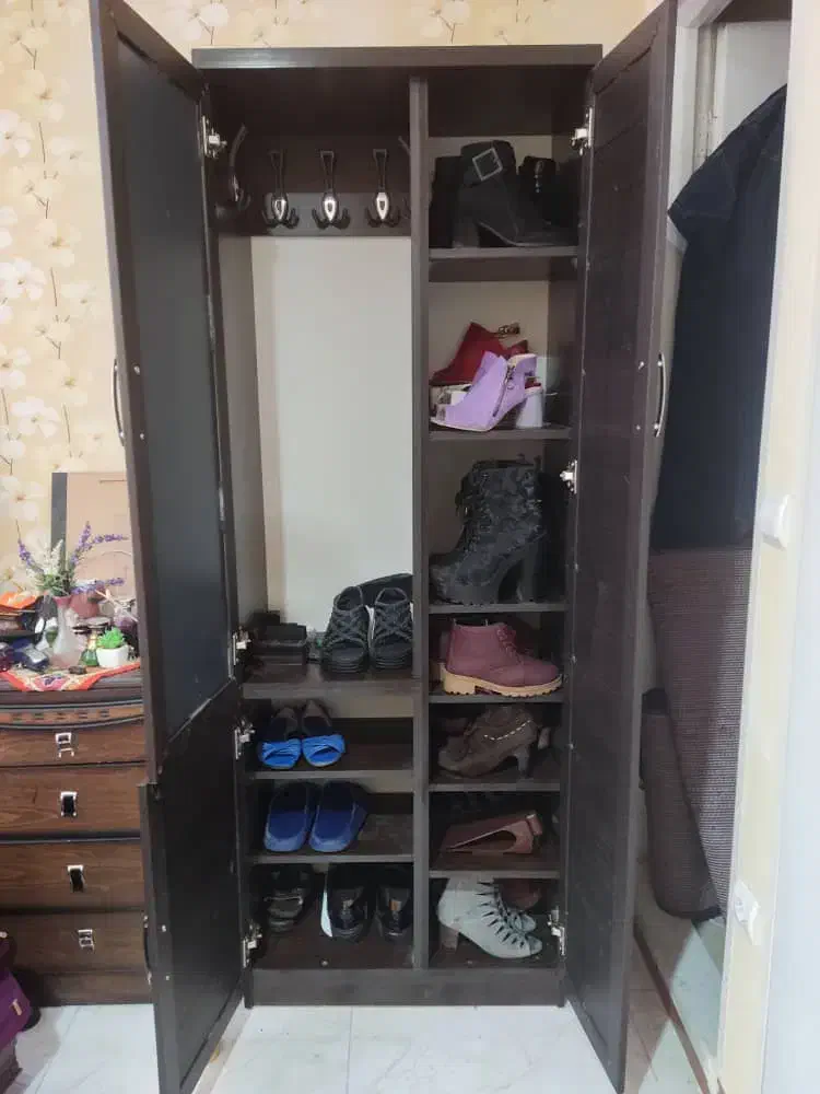 جاکفشی و جا لباسی|جاکفشی، کمد، دراور|فردیس, منظریه|دیوار