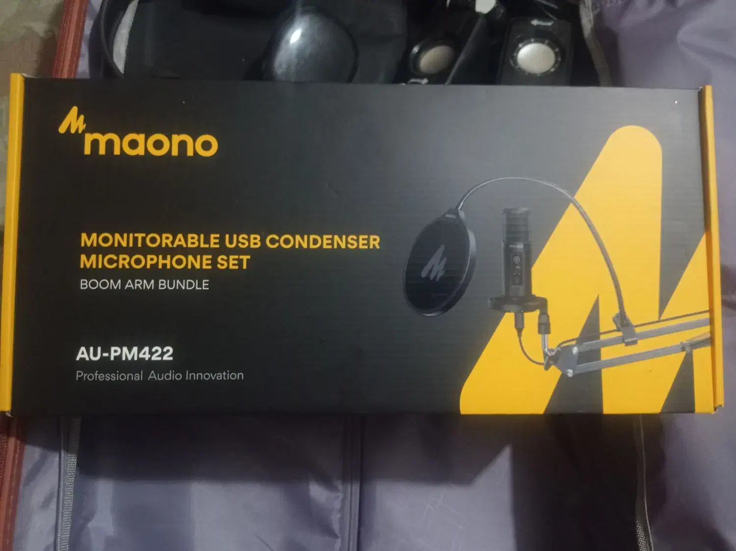 میکروفون هدفون حرفه ای استودیو کندانسر|صوتی و تصویری|تهران, آذری|دیوار