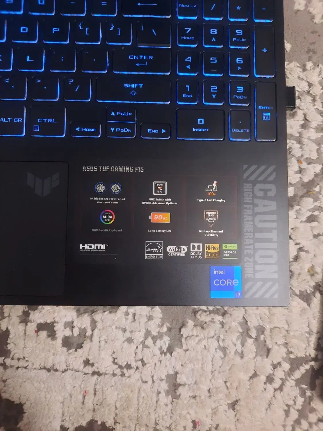 لبتاپ ایسوس تاف|رایانه همراه|مشهد, جاهد شهر|دیوار