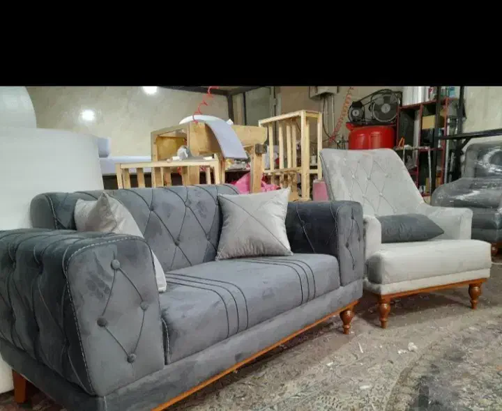 مبل راحتی چستر یونانی ست ۷ نفره اقساط|مبلمان خانگی و میز عسلی|ورزقان, |دیوار