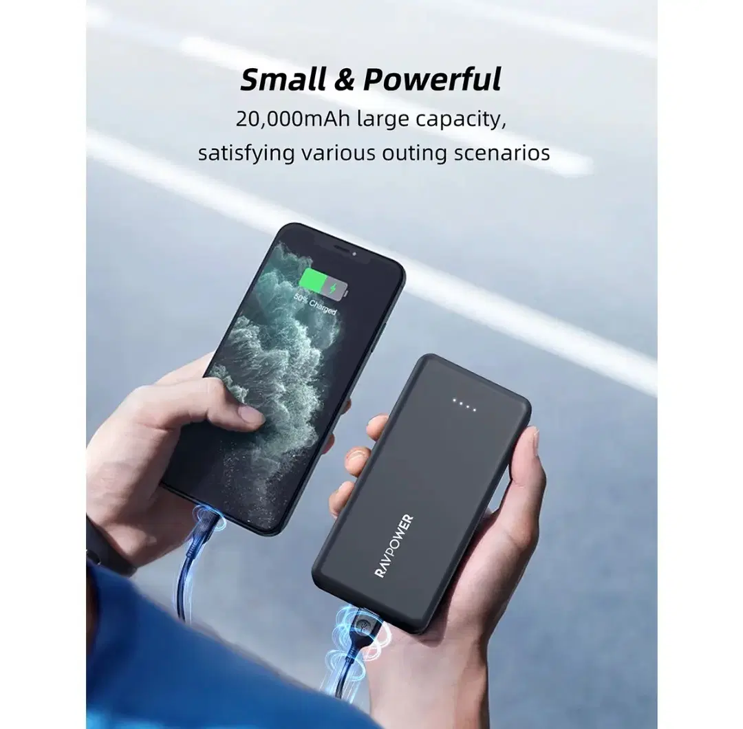 پاور بانک فست شارژ 15v ravpower 20000|لوازم جانبی موبایل و تبلت|تهران, سازمان برنامه جنوبی|دیوار