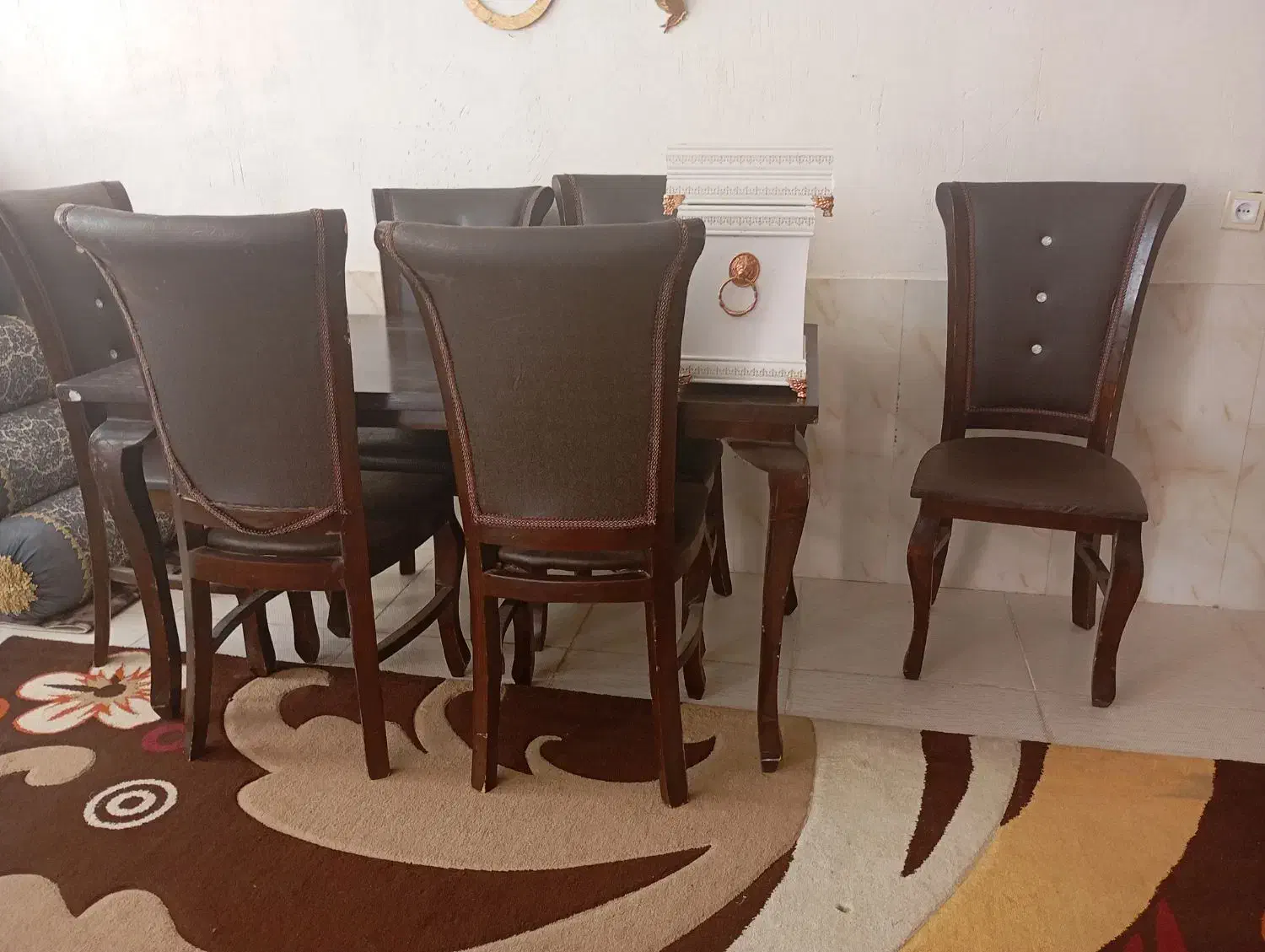 میز ناهارخوری|میز و صندلی غذاخوری|یاسوج, |دیوار