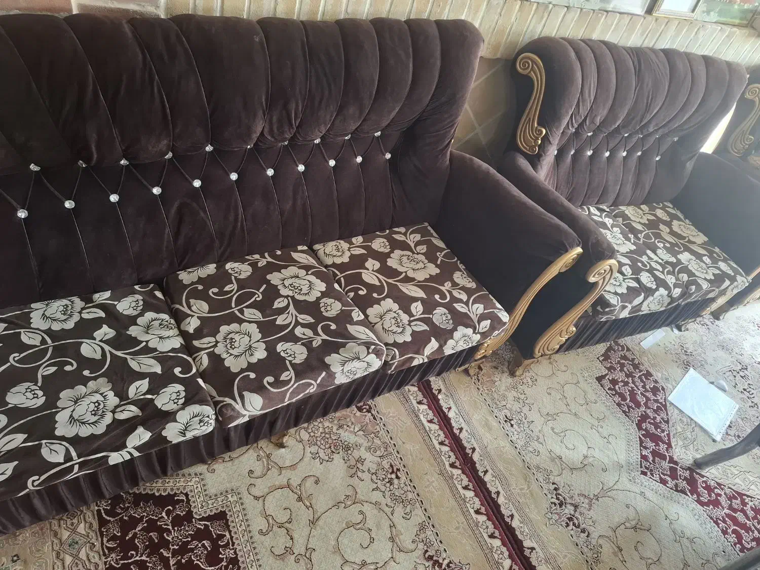 مبل چوبی ارزون قیمت|مبلمان خانگی و میز عسلی|میبد, |دیوار