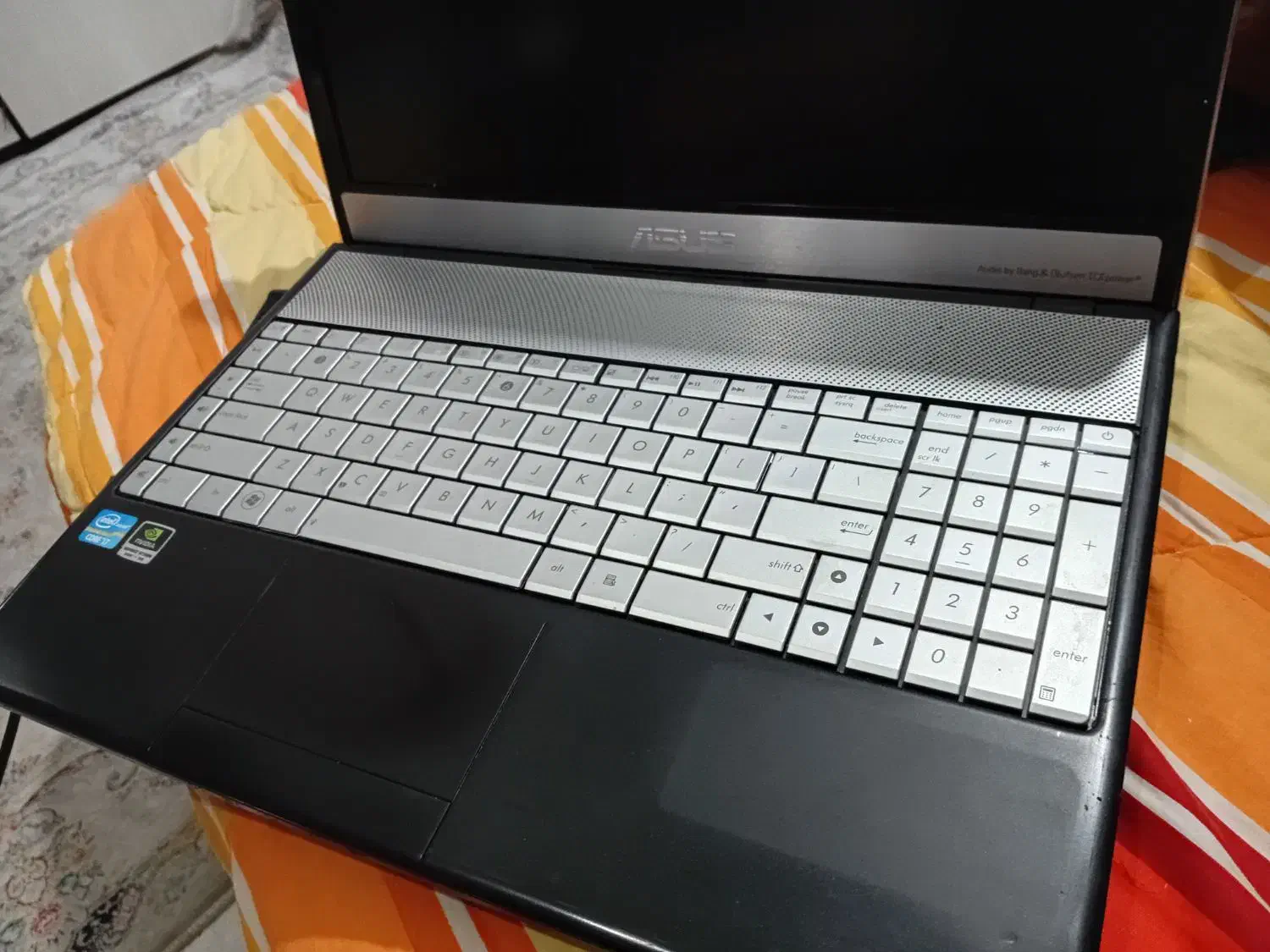 فروش لپتاپ ایسوسN55SF،رم ۸،صفحه Full HD، آماده کار|رایانه همراه|اهواز, کوروش|دیوار