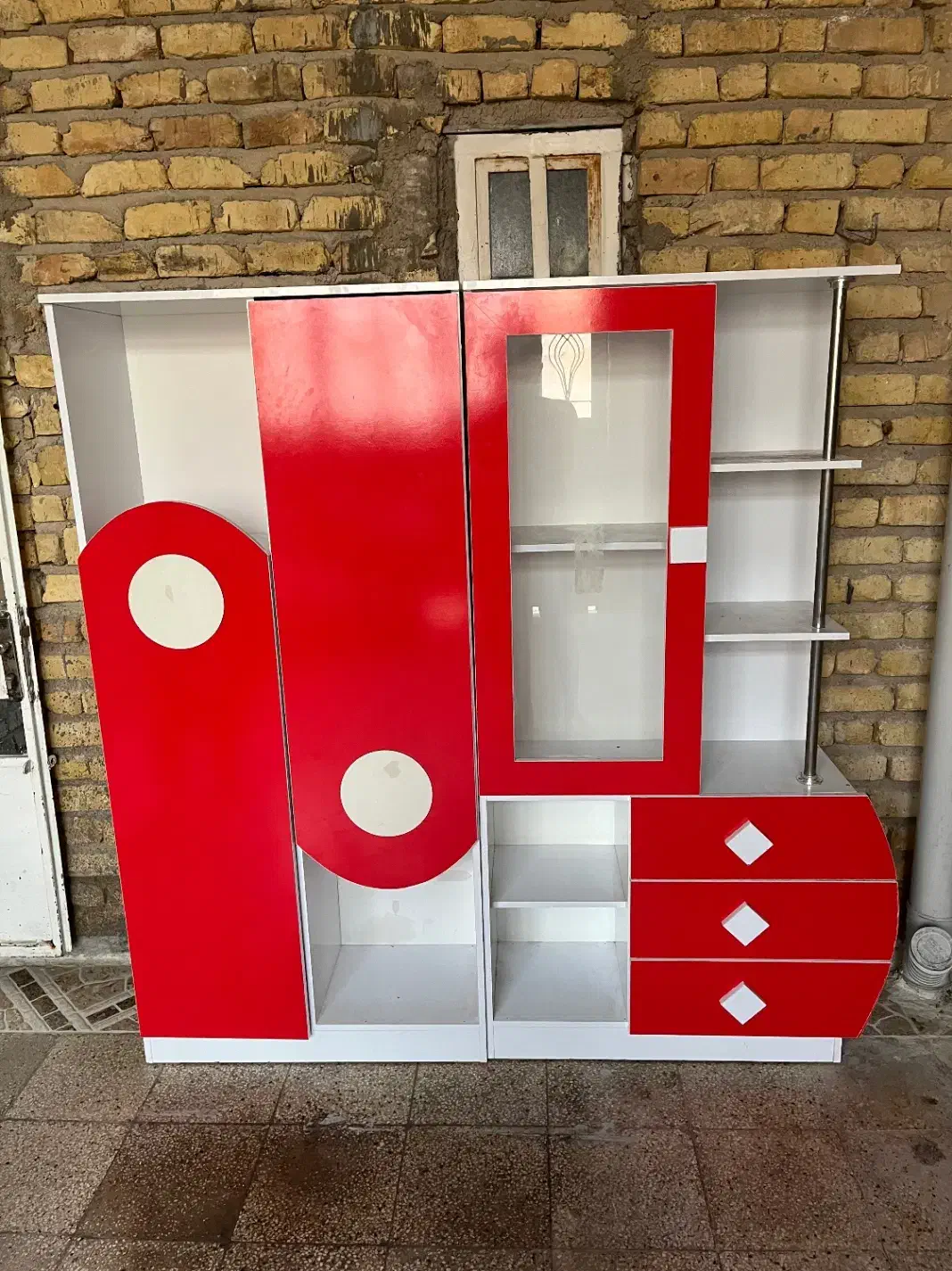 کمد و تخت خواب تک نفره نوجوان|تخت و سرویس خواب|فیروزآباد (فارس), |دیوار