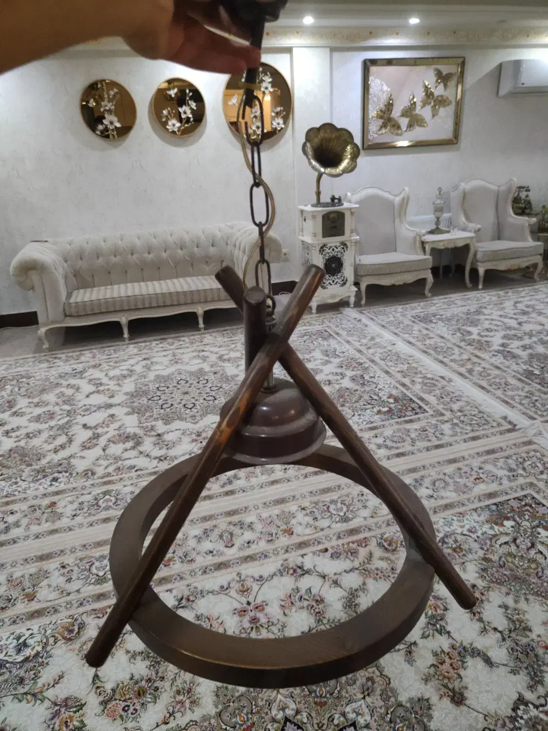 لوستر|لوستر و چراغ آویز|مهاباد (آذربایجان غربی), |دیوار