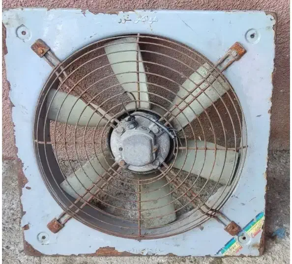 هواکش صنعتی فن تهویه|پنکه و تصفیهکنندهٔ هوا|صومعهسرا, |دیوار