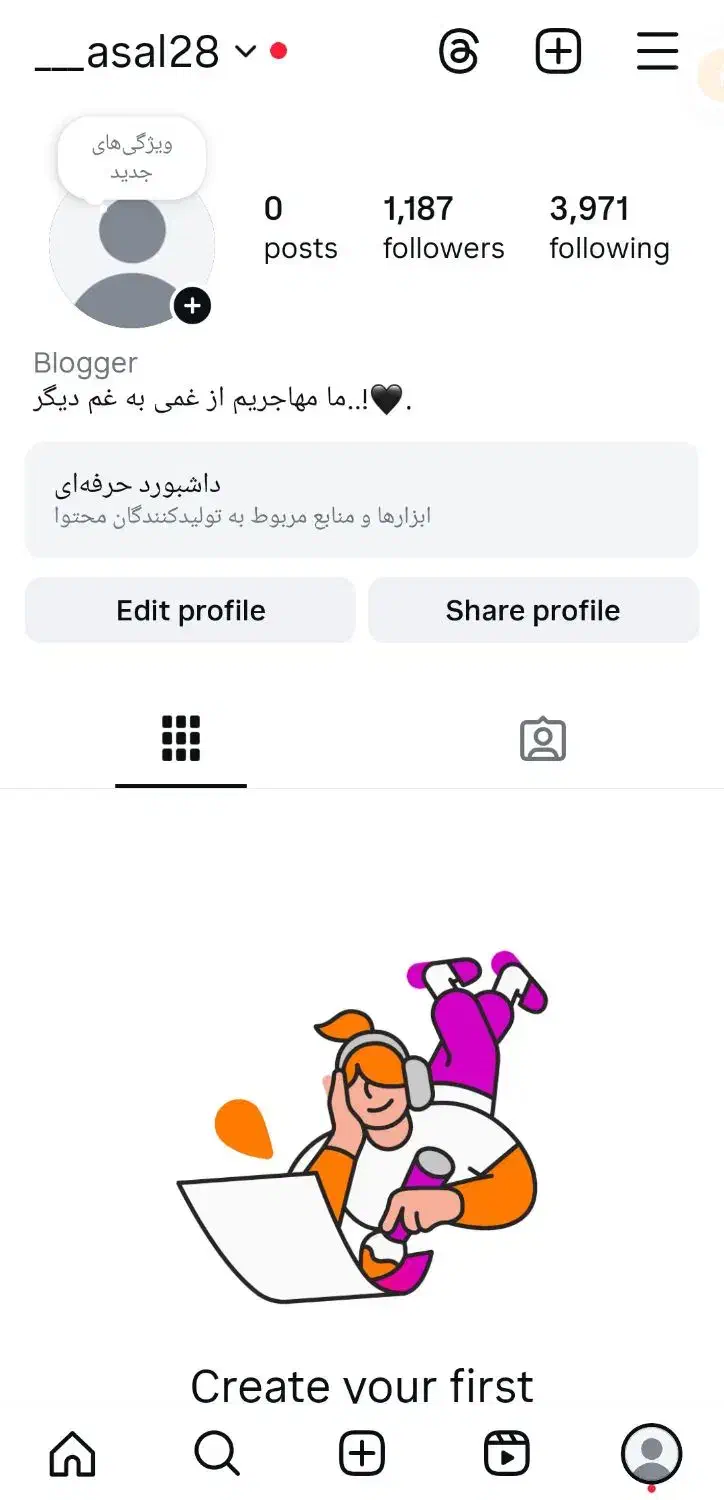 پیج اینستا گرام|لوازم جانبی موبایل و تبلت|میناب, |دیوار