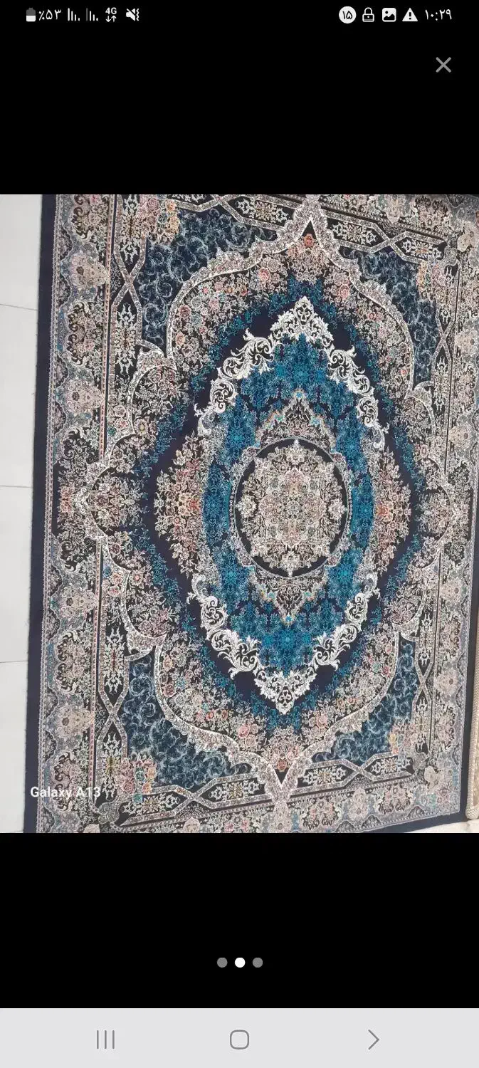 دو تخته فرش۶متری۷۰۰ شانه سرمه ای|فرش|تهران, شهید رجایی|دیوار