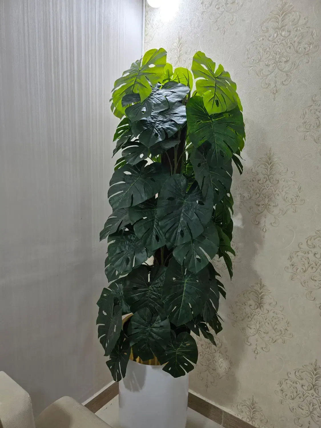 درخت مصنوعی برگ انجیری وارداتی ۲ متری بدون گلدان|گل مصنوعی|بندرعباس, |دیوار