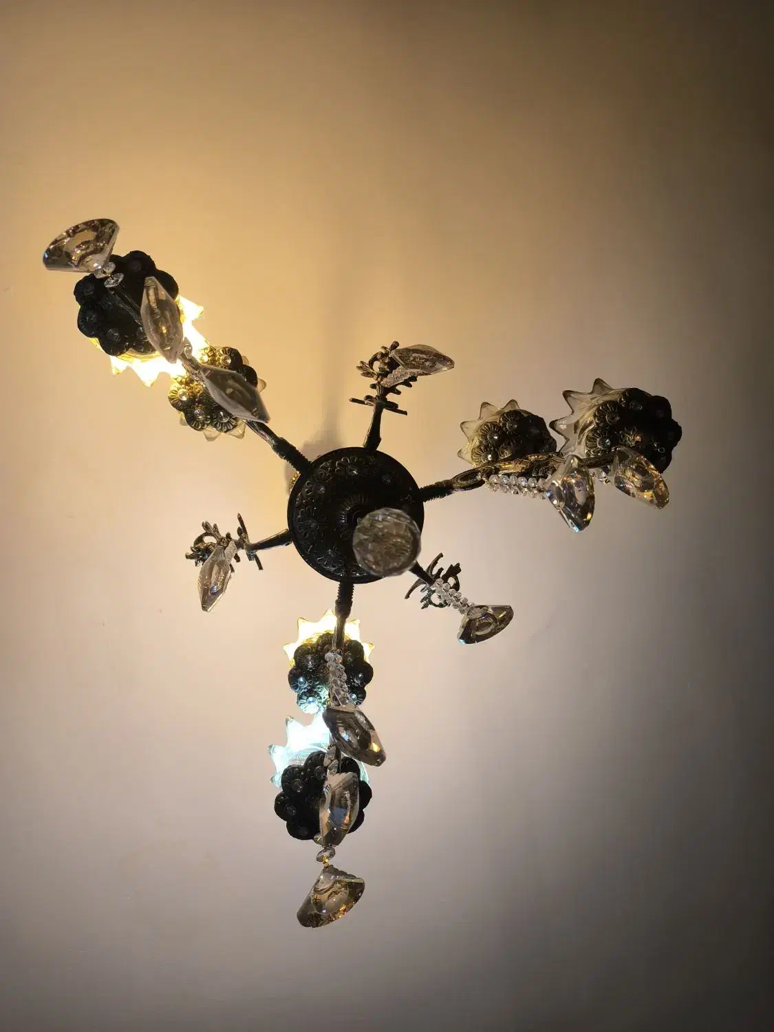 لوستربرنزی|لوستر و چراغ آویز|تبریز, |دیوار