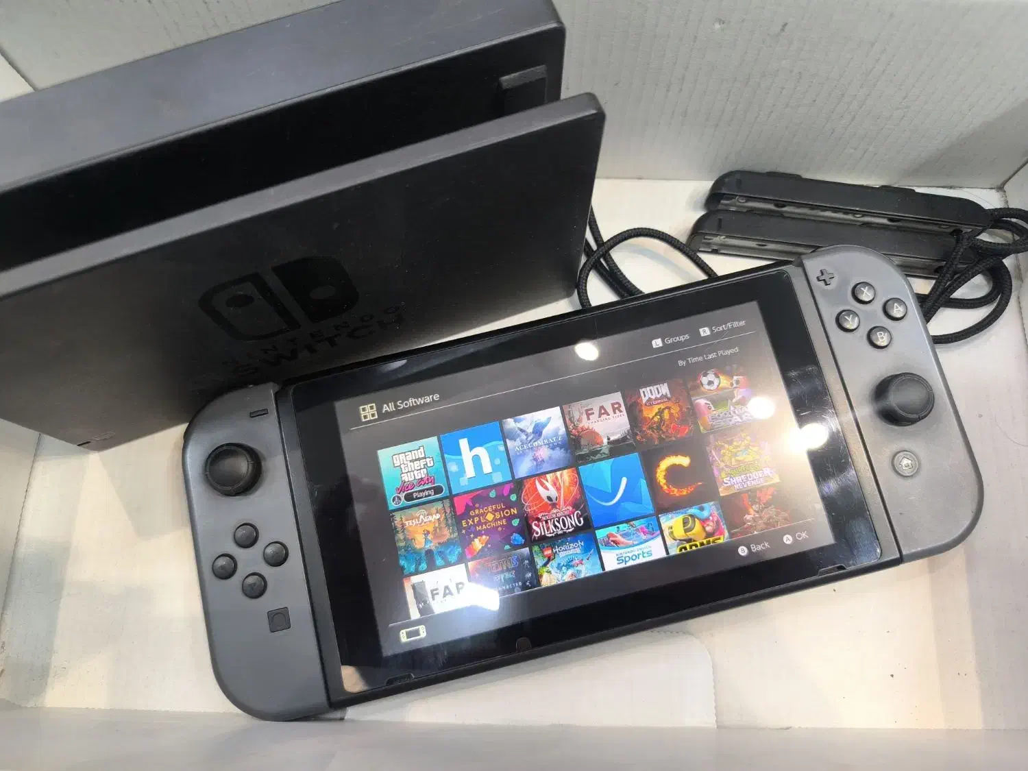 nintendo swicht gray|کنسول، بازی ویدئویی و آنلاین|مشهد, موسوی قوچانی|دیوار