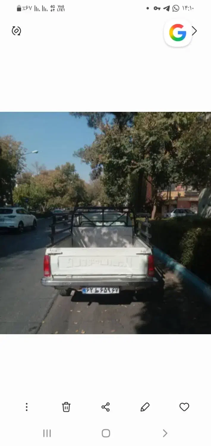 فروش وانت مدل ۸۴دوگانه دستی سی ان جی|خودرو سواری و وانت|اصفهان, شهرک کاوه|دیوار