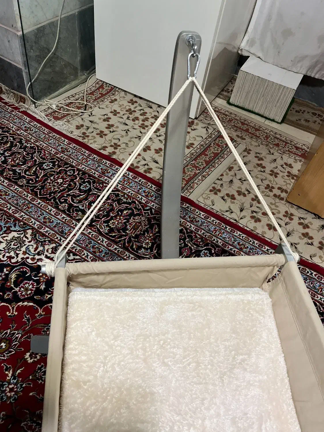 گهواره چوبی برند چیکا ترک|تخت و صندلی بچه|قزوین, |دیوار