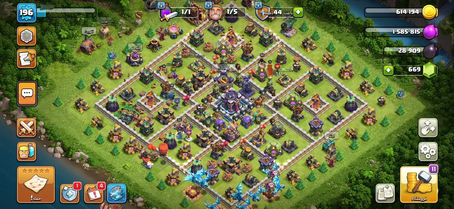 اکانت کلش و کلن|کنسول، بازی ویدئویی و آنلاین|قم, نیروگاه|دیوار