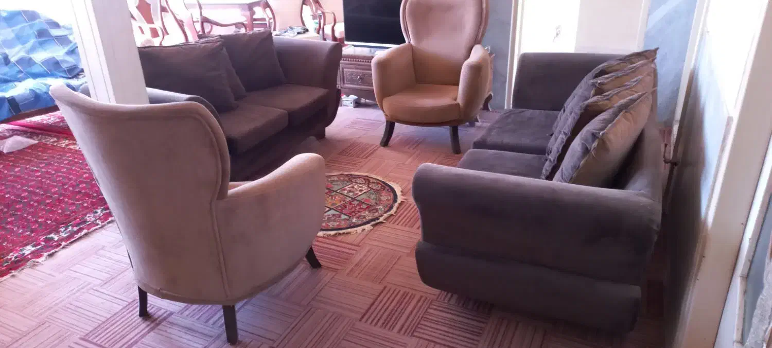 مبل ۷ نفره|مبلمان خانگی و میز عسلی|قروه, |دیوار