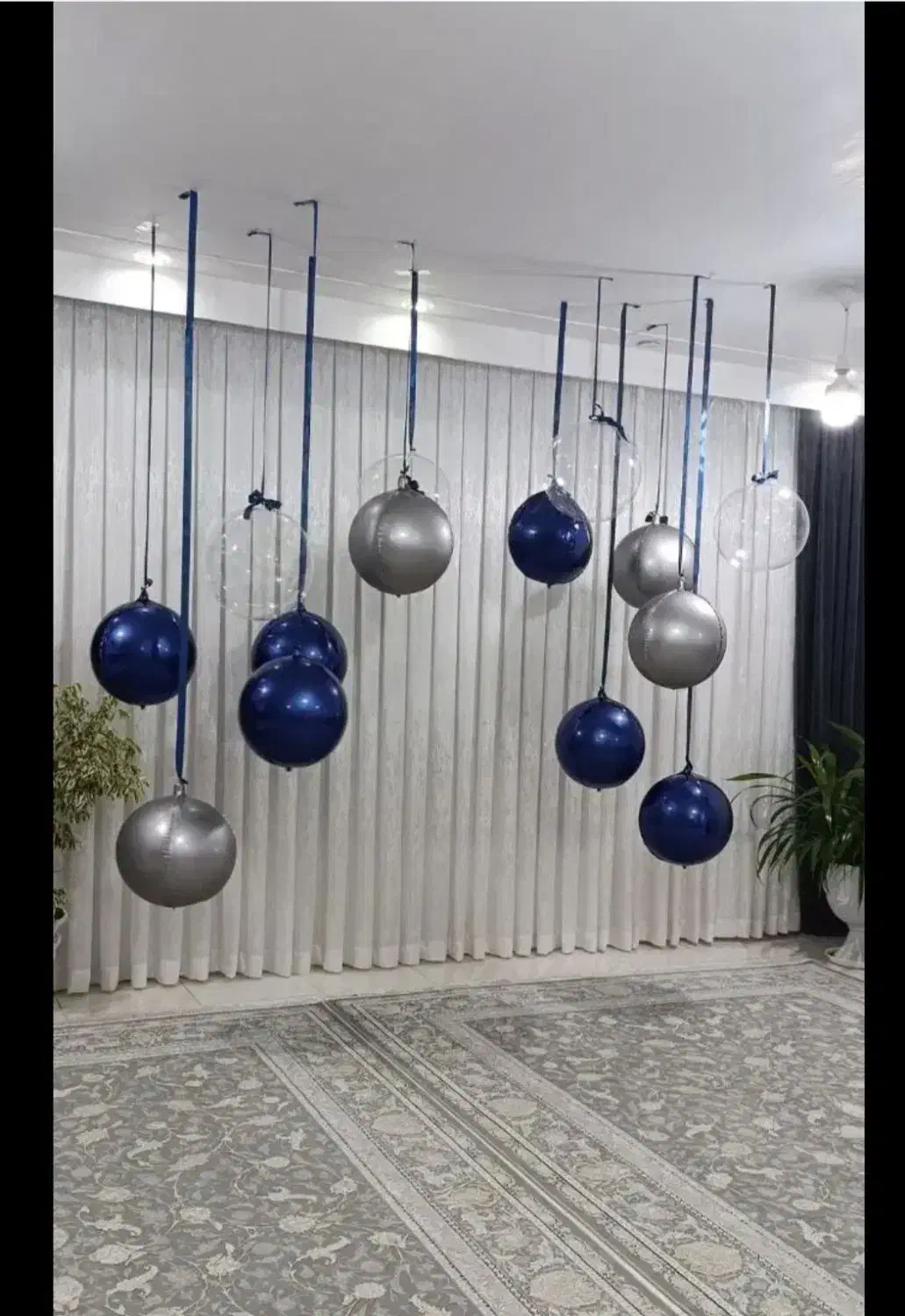 بادکنک تولد|ریسه و چراغ تزئینی|کرمانشاه, |دیوار