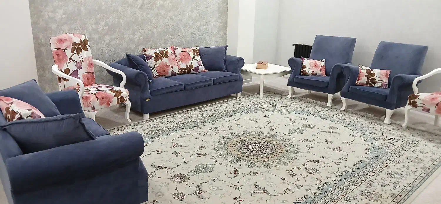 مبل راحتی و میز عسلی|مبلمان خانگی و میز عسلی|اشکذر, |دیوار