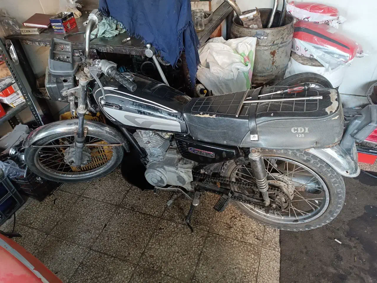 موتور  مزایده ای  مدل 84 قیمت 13 ملیون|موتورسیکلت|خرمدره, |دیوار