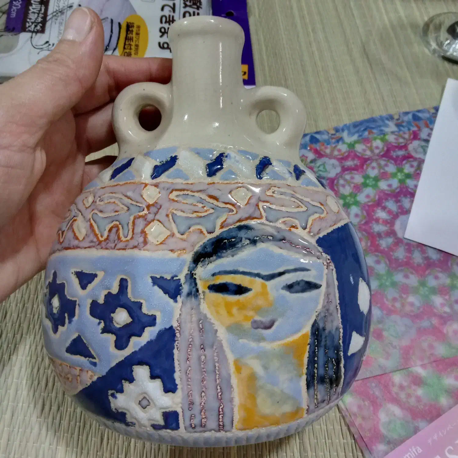 دو‌عدد تنگ/گلدان سرامیک برند مارلیک|صنایع دستی و سایر لوازم تزئینی|تهران, شهرآرا|دیوار