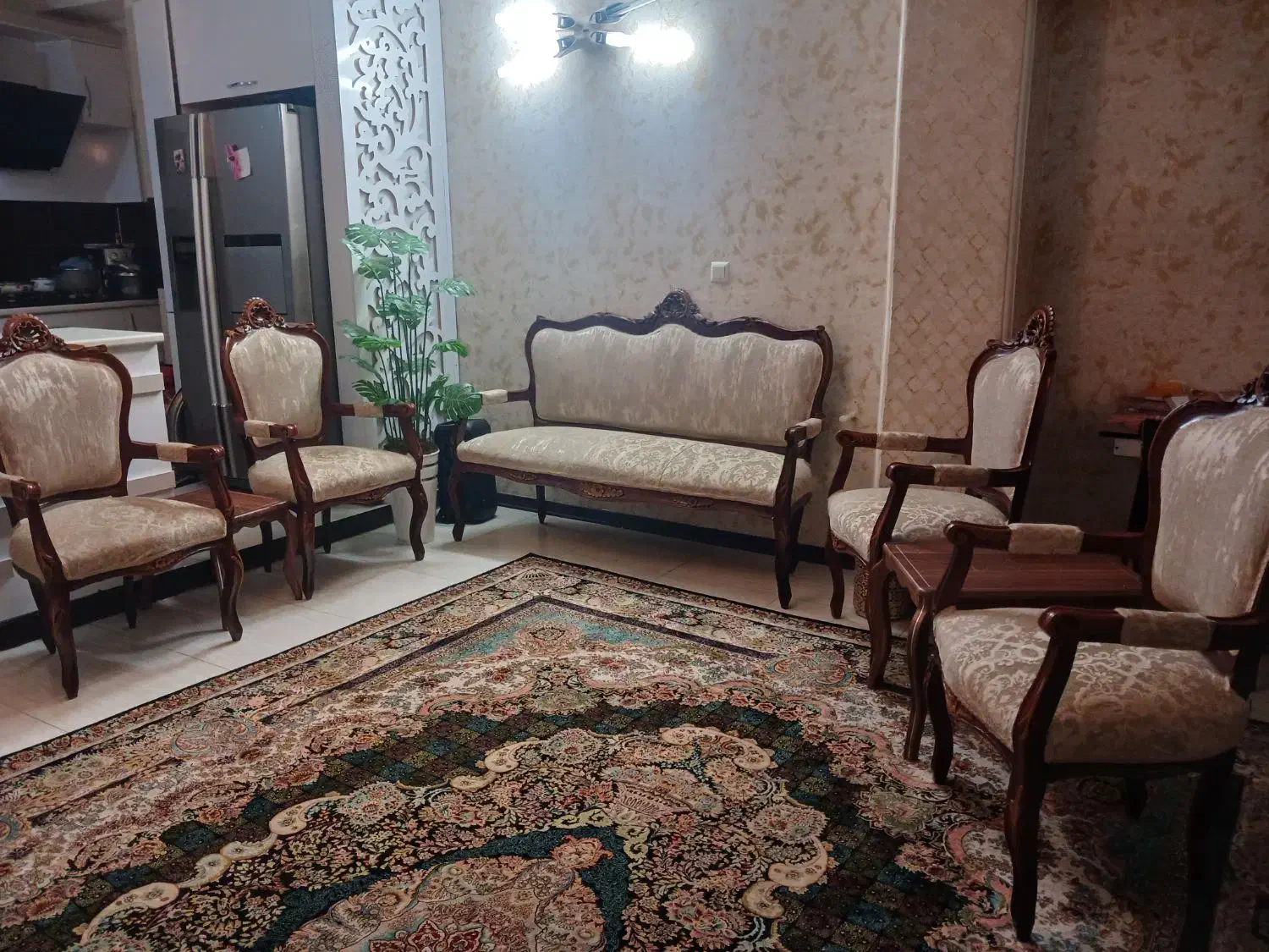 مبل استیل درحد ۷ یا ۹ نفره|مبلمان خانگی و میز عسلی|قرچک, مهدیه|دیوار