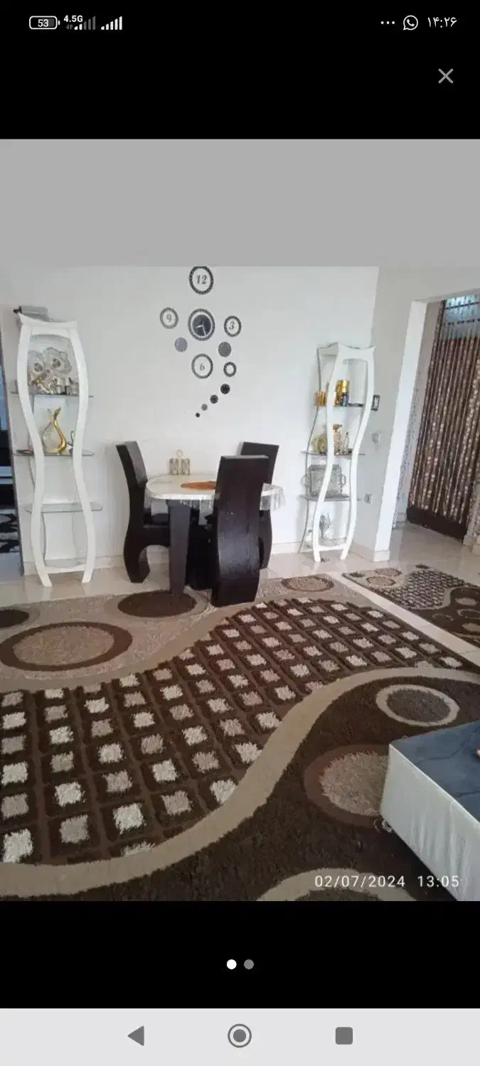 دوعدد بوفه سفید شیک قیمت ارزان|بوفه، ویترین، کنسول|صدرا-فارس, فاز ۱|دیوار