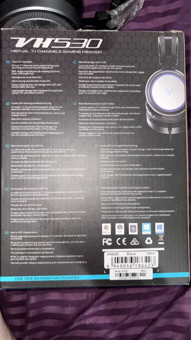 هدست rapoo vh530|قطعات و لوازم جانبی رایانه|اراک, |دیوار