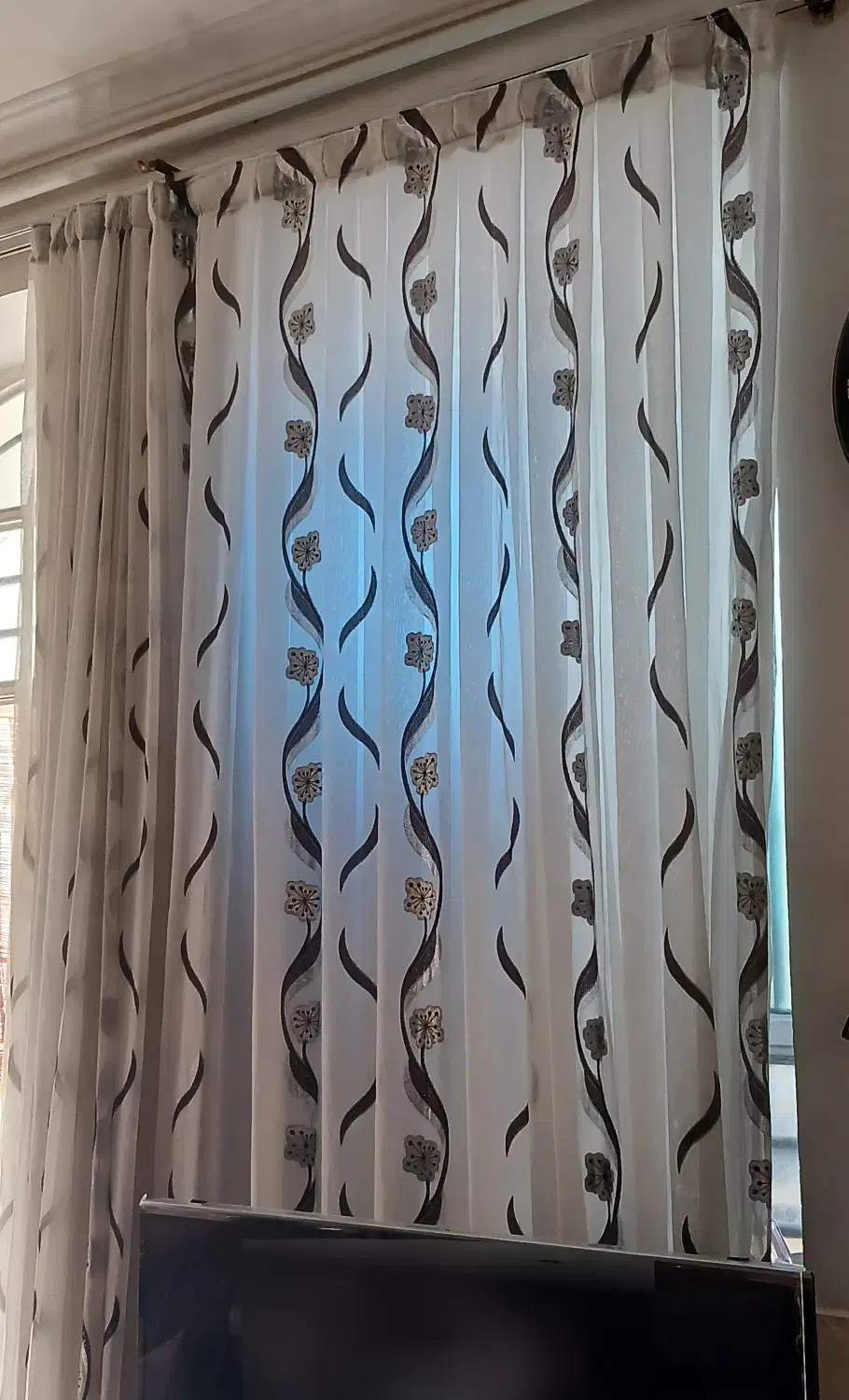 پرده سفید پذیرایی|پرده، رانر، رومیزی|زاهدان, |دیوار