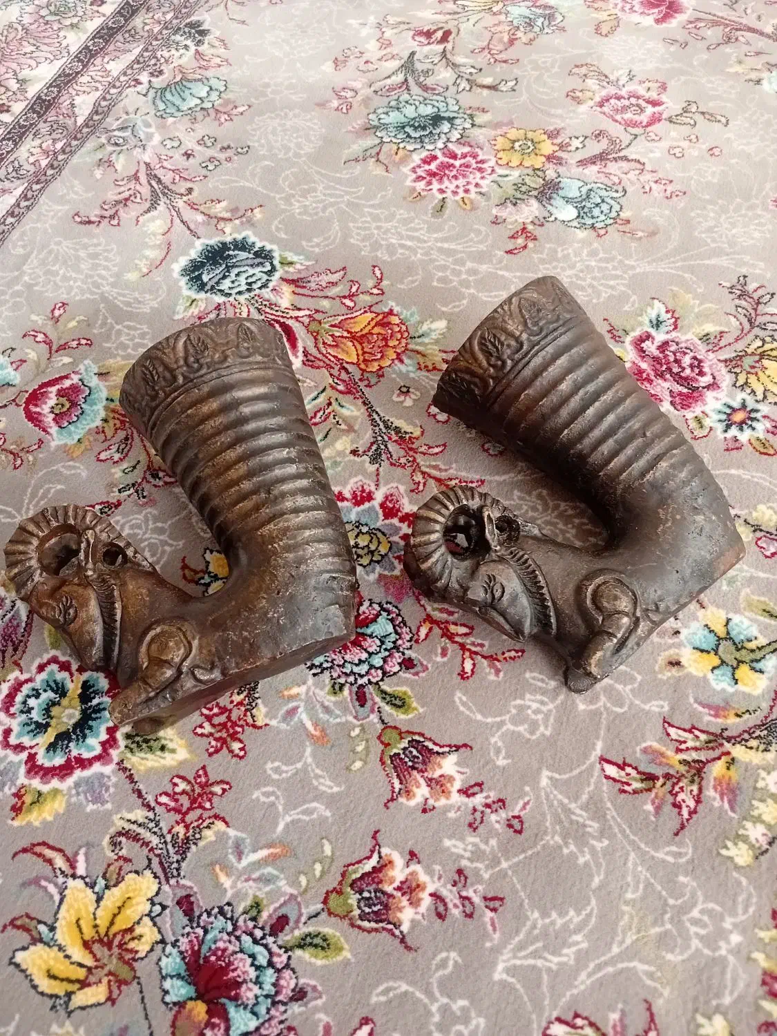 دو عدد ریتون برنز|صنایع دستی و سایر لوازم تزئینی|سنندج, |دیوار