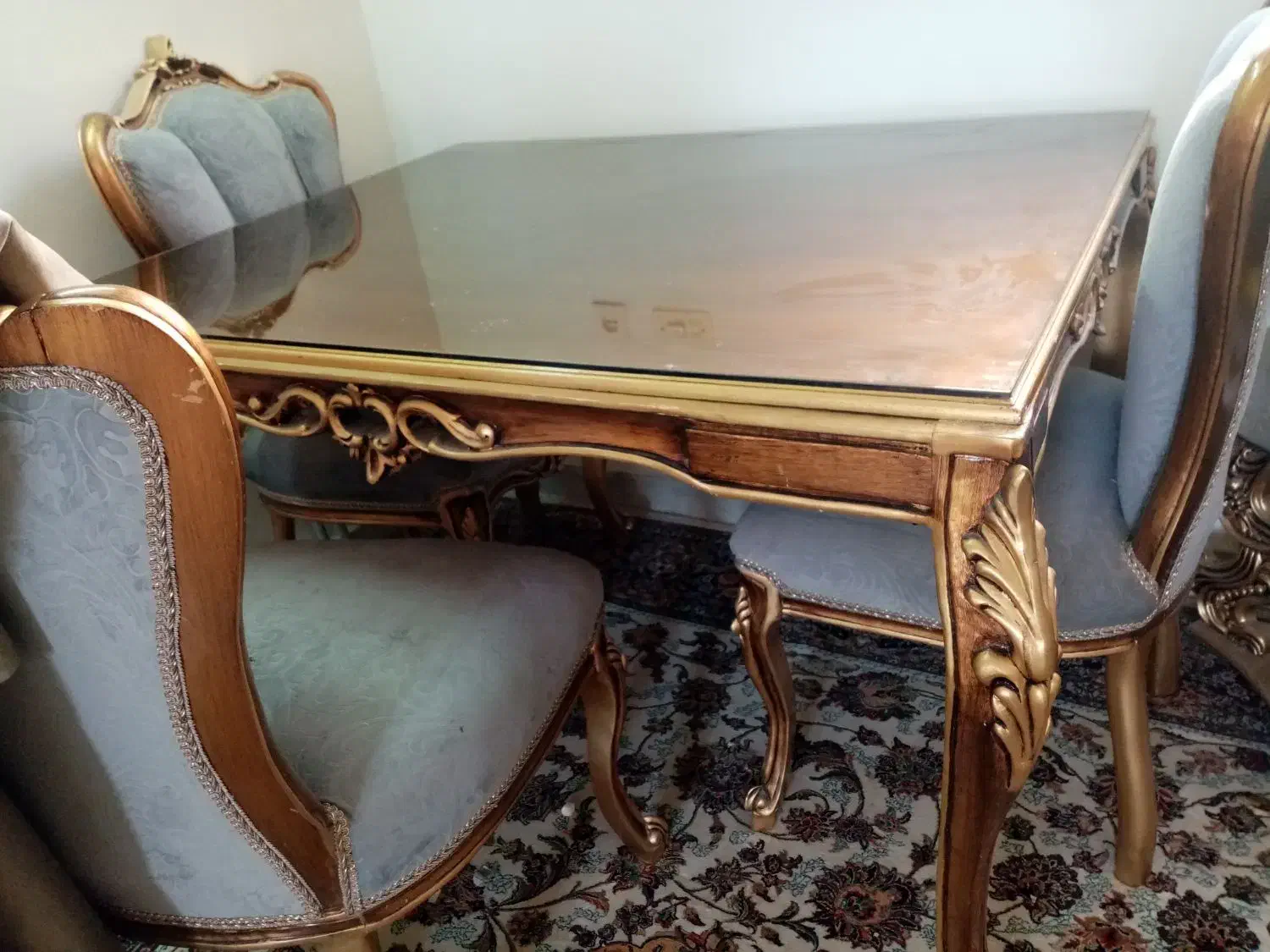 میز غذاخوری با صندلی|میز و صندلی غذاخوری|قم, الغدیر|دیوار