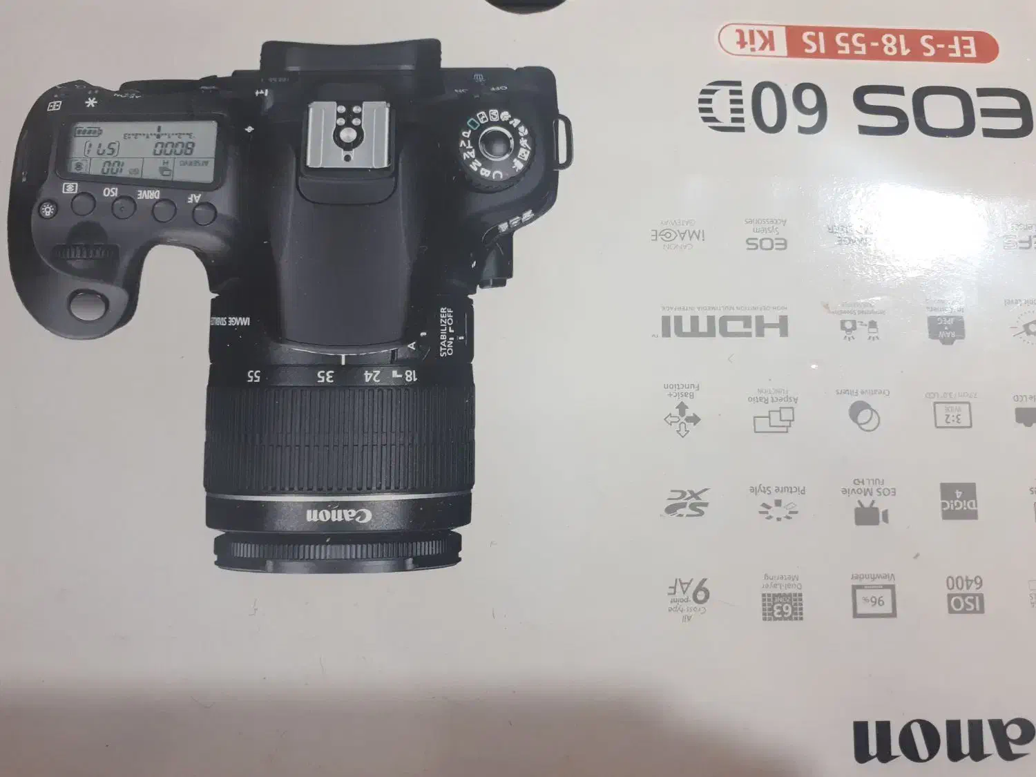 دوربین 60d canon|دوربین عکاسی و فیلمبرداری|گرگان, |دیوار