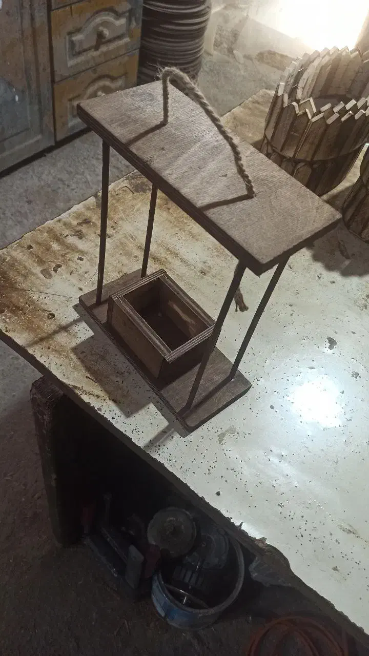 سبد چوبی شب یلدا باکس استند ون یکاد|صنایع دستی و سایر لوازم تزئینی|اصفهان, باغ زرشک|دیوار