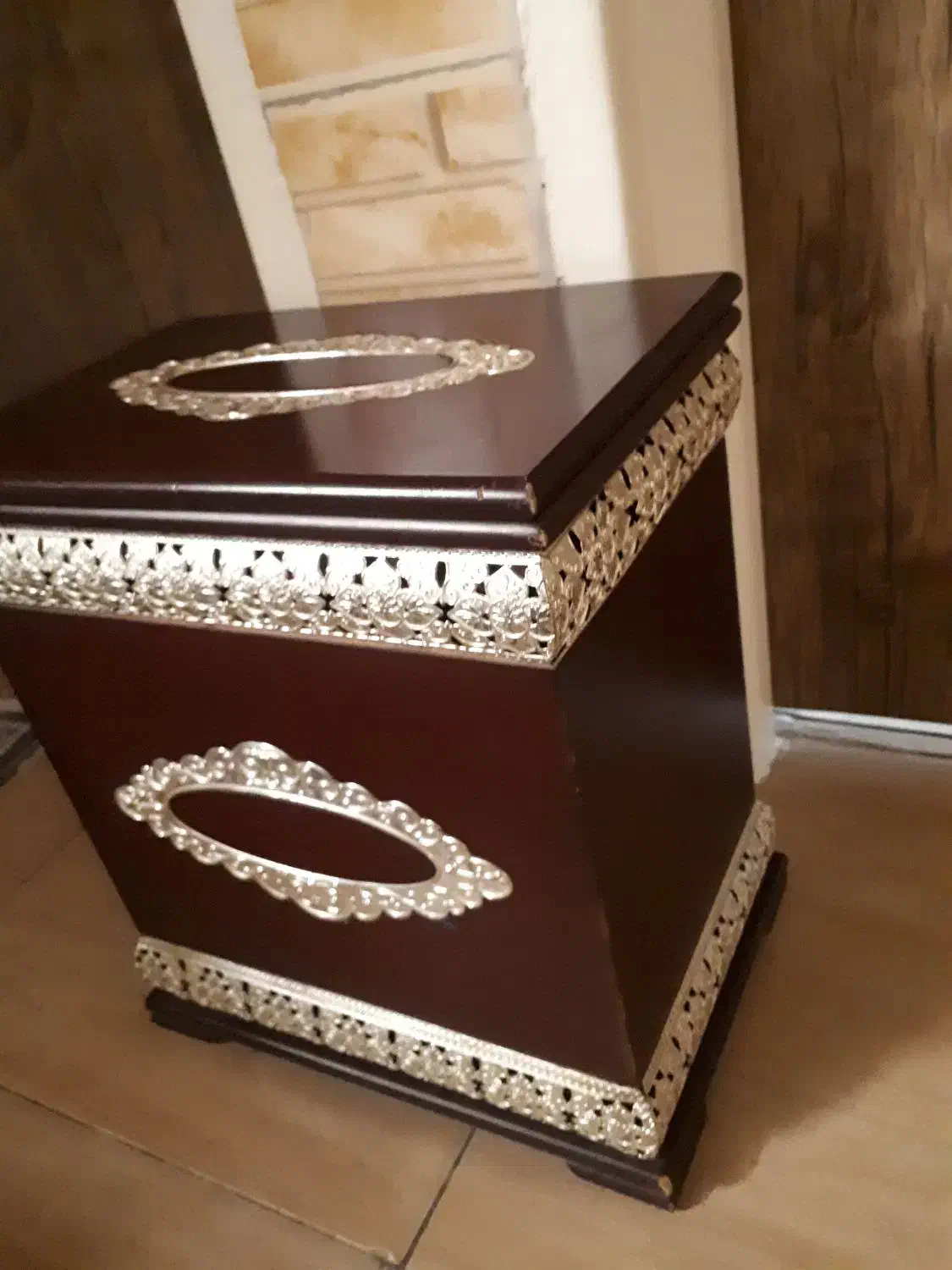 سطل وجا دستمال کاغذی|صنایع دستی و سایر لوازم تزئینی|تهران, افسریه جنوبی|دیوار