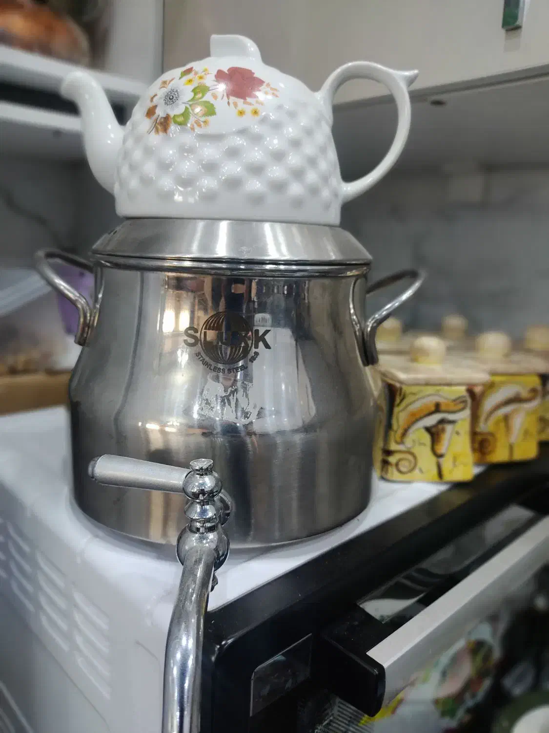 کتری قوری|قوری، کتری، قهوه‌ساز دستی|اهر, |دیوار