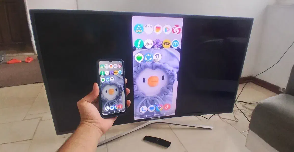 ال ای دی فوق هوشمند سامسونگ 50 4Kالترا منحنی نو نو|تلویزیون و پروژکتور|مشهد, شهرک مهرگان|دیوار