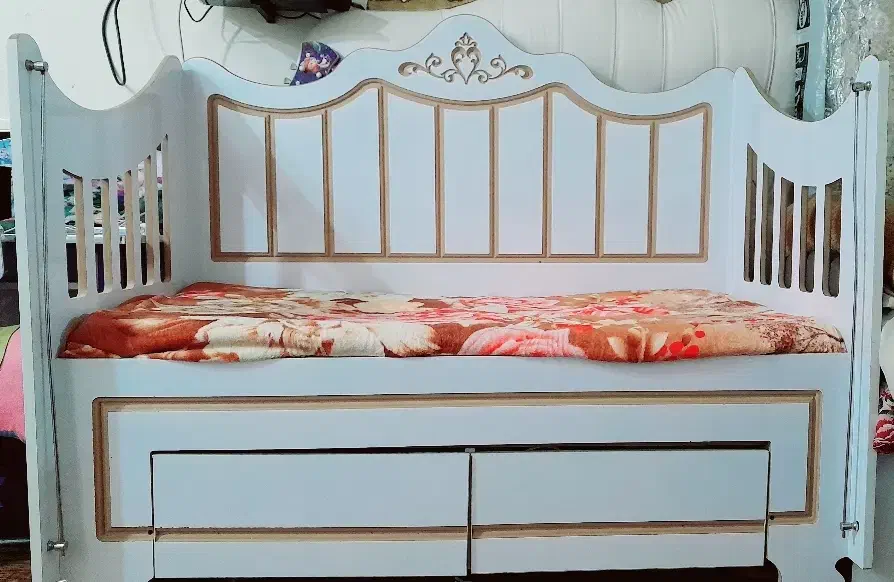 تخت کودک|تخت و سرویس خواب|حمیدیه, |دیوار