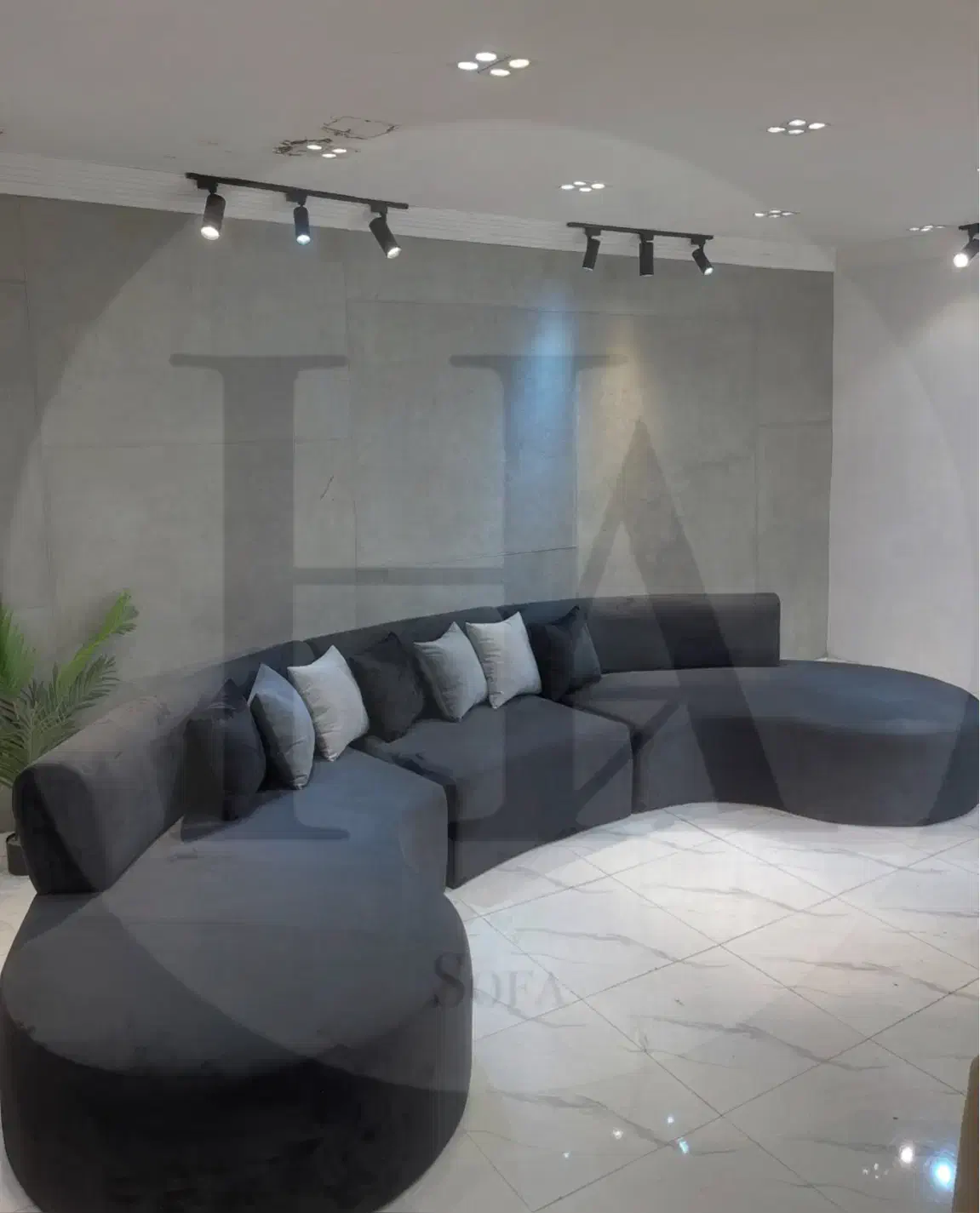 مبل یو مدل سلنا(هازل قشم)|مبلمان خانگی و میز عسلی|قشم, |دیوار