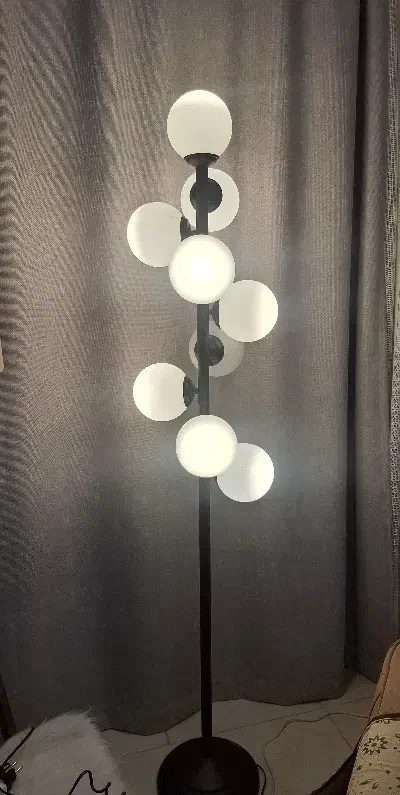 آباژور کنار سالنی نو همراه با لامپ|چراغ خواب و آباژور|کرمان, |دیوار