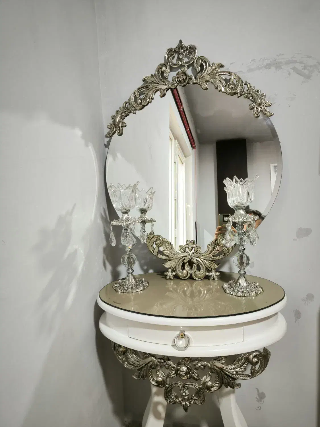 آیینه و شمعدان|آینه|رشت, کوی مهر|دیوار