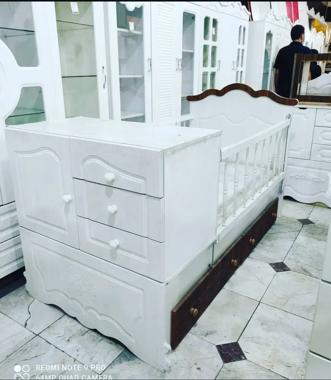 تخت دو منظوره نوزاد - نوجوان|تخت و صندلی بچه|گرگان, |دیوار