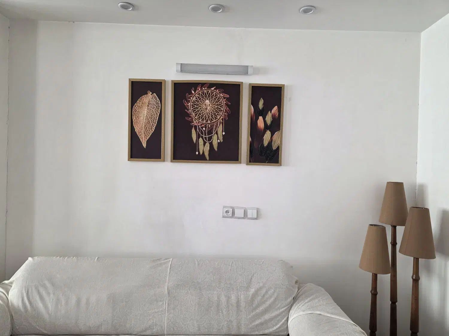 تابلو سه تیکه قابل شستشو|تابلو، نقاشی، عکس|اصفهان, صدف|دیوار