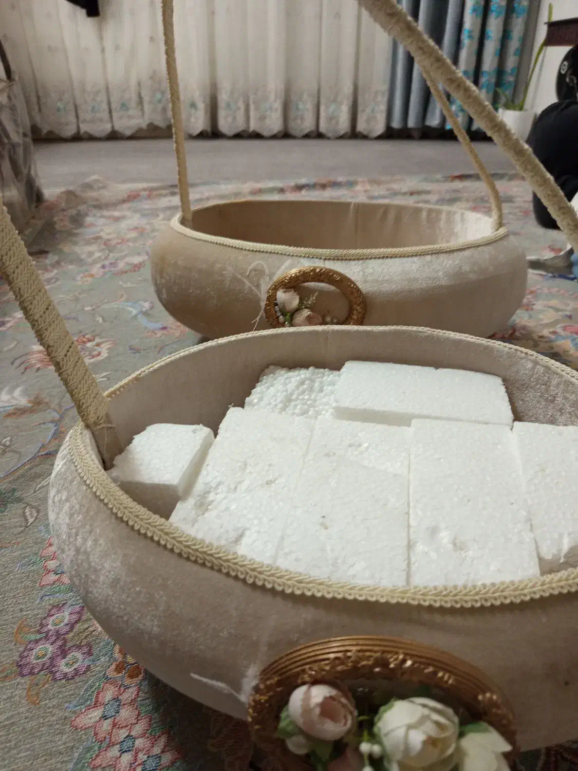 سبد برای خلعتی عروس و داماد و تزیین شب یلدا|صنایع دستی و سایر لوازم تزئینی|قم, دروازه ری|دیوار