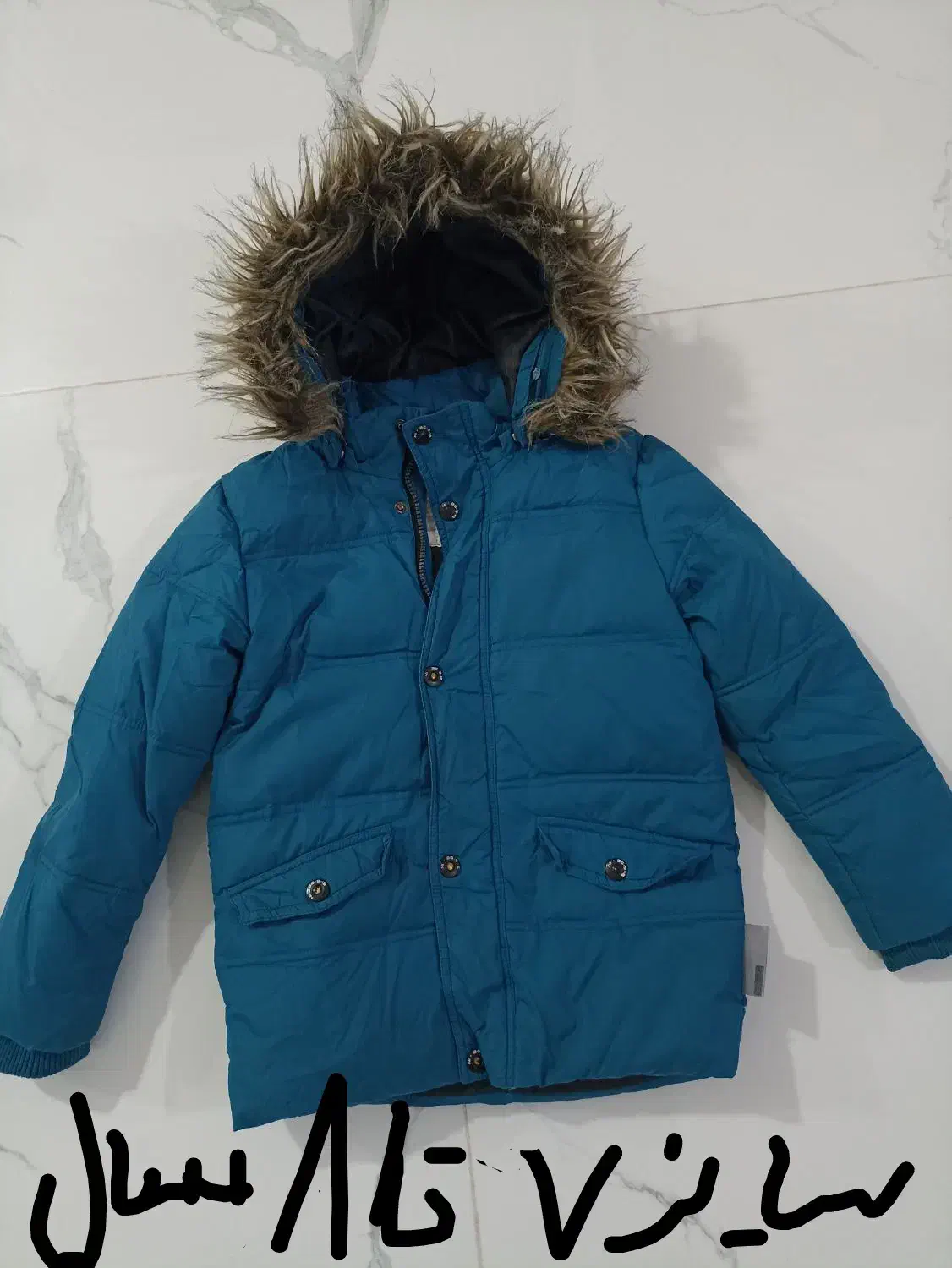 کاپشن کودک استوک اروپا پر قو|کفش و لباس بچه|نقده, |دیوار