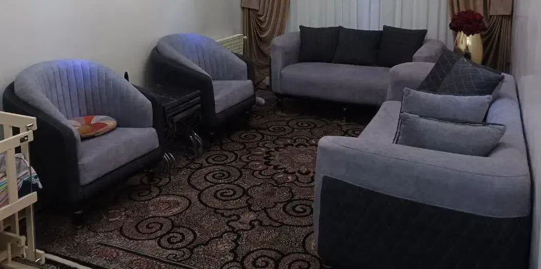 مبل راحتی ۷نفره|مبلمان خانگی و میز عسلی|ری, شهادت|دیوار