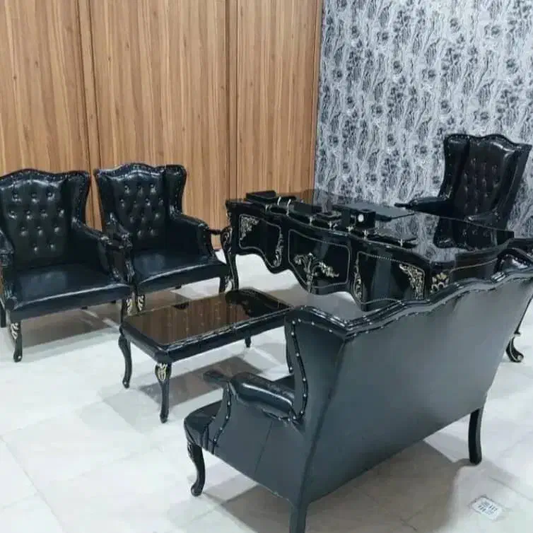 میزکارریاست/صندلی جکدار/مبلمان نیم ست چرم پیشخوان|دفتر کار|کرج, گلشهر|دیوار